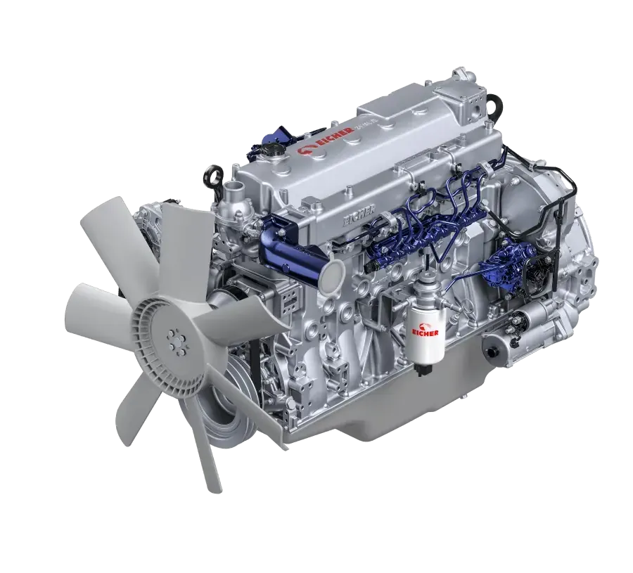 Electric ReachStacker - Front View